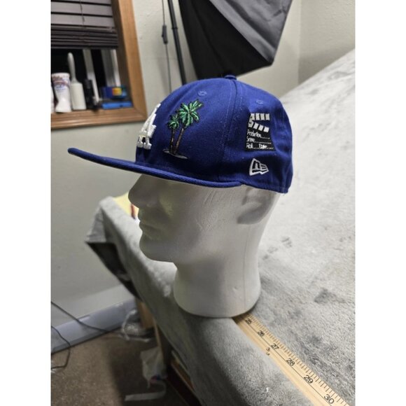 New Era Los Angeles Dodgers Fitted Hat 7 3/8 City Of Los Angeles Themed Blue - Picture 7 of 14